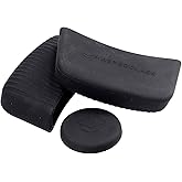 MasterClass Pan Handle Sleeve Set for Cast Aluminium Casserole Dishes, Easy Grip Silicone, 3 Pieces, Black