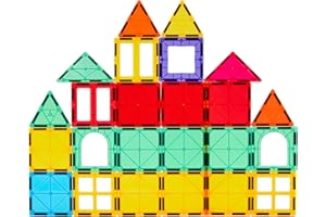 Gemmicc Magnetic Tiles, Magnet Toys Building Blocks for K...