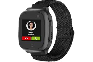 Lurmerea 16 mm magnetiskt flätat nylonarmband kompatibelt med Xplora X5 Play/Kidzi/XGO 2/XGO 3-armband, vattentätt bekvämt mjukt justerbart ersättningsarmband för barn flickor pojkar
