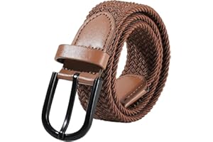 Coubeau Kinder Geflochtener Elastischer Gürtel -Stretch Golf Baseball Gürtel für Jungen und Mädchen im Alter von 4-12 Stretch