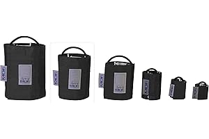 MDF INSTRUMENTS MDF® (MDF2080461-11) Brassard de remplacement (sans latex) pour tensiomètre - Adulte (Grand) - Tubulure Simple - Noir