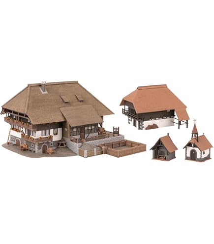 Vollmer Busstation HO - Detaillierter Bausatz Für Modelleisenbahn