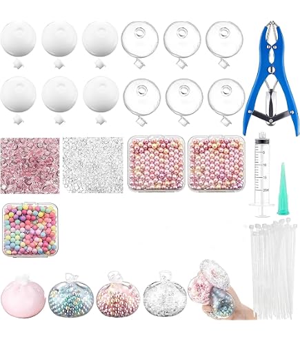 Fabrique A Squishy Kit De Fabrication De 15 Balles Anti-Stress, Balles Anti-Stress à Presser Fabrique A Squishy Kit De Fabrication De 15 Balles Anti-Stress, Balles Anti-Stress à Presser