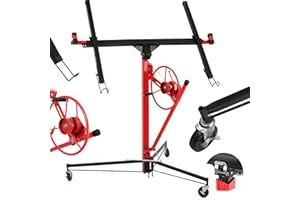 MAR-POL Alzalastre para paneles de yeso Levantador de paneles telesscópicos, altura 3,35 m. Peso máx. 68 kg carro partes losas