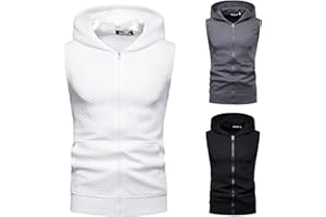 APAELEA Herren Tank Tops Ärmellose Hoodie Sommer Bodybuilding Fitness Muskelshirt Sportweste