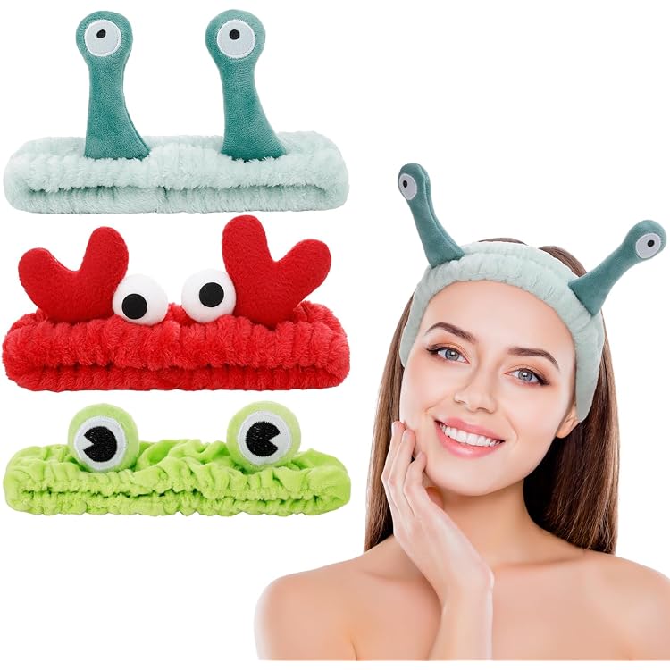 Spa-Haarband Set - 2 Stück, Weiches Flanell, Für Gesichtswaschen, Duschen, Make-up