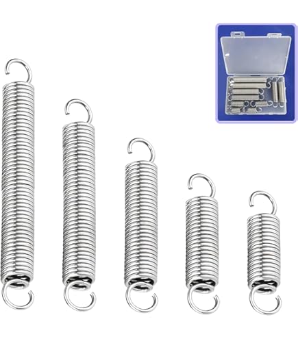 Molla Di Tensione In Acciaio Inox - 1m Lunghezza, Diametri 2-8mm, Per Trazione E Estensione - Foto 6