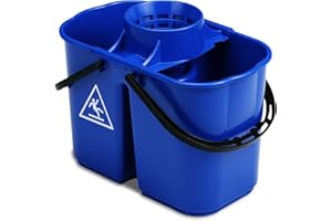 TTS CLEANING TTS 00005251 Fox Strizzino secchio doppio, 6 – 8 litri, blu