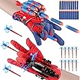 Spider Web Shooter for Kids -2 Packs Upgraded Web Shooters Set for age 3-14 Kids Superhero Toys with Spider Gloves Launcher Wrist Toys for Boy Girls Birthday Gifts (Style 5)