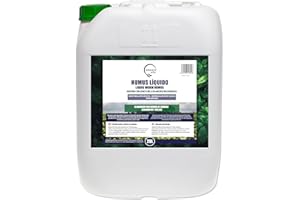 GREEN GOF GREENGOF Humus Líquido de Lombriz Premium 20L. Enriquecido con Leonardita y Melaza. Fertilizante Rico en Microorganismos. Acelera el crecimiento de las Plantas. Aumenta tamaño y cantidad de Frutos.