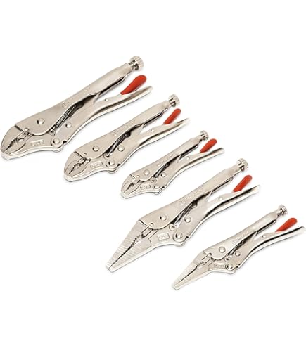 Olsa Tools Plier Organizer Rack – Red, 2-Pack Holds Up To 32 Pliers, For Tool Box Drawer Storage, Anti-Slip Coating