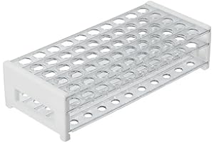 Karter Scientific 208U2 Plastic Test Tube Rack for 15/17 mm Tubes, Holds 50, Detachable
