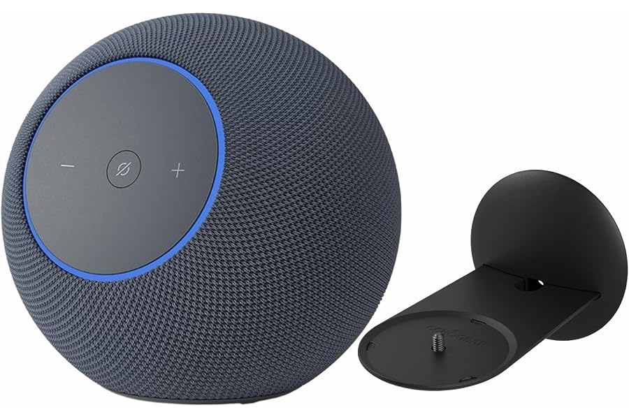 Amazon Echo Studio mit immersivem 3D-Audio und Dolby Atmos + Wandhalterung „Made for Amazon“ für Echo Studio