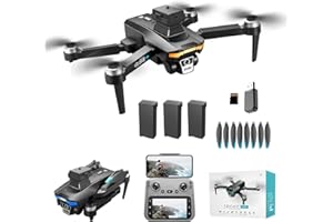 GLETO Drone GPS con Telecamera 4K per Adulti, Drone con Schermo da 4,5 pollici, Evitamento Ostacoli, 69 Minuti di Volo, Motore Brushless, Ritorno Auto, Seguimi, Quadricottero RC per Principianti