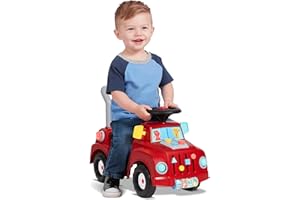 Radio Flyer Tinker Truck With Lights & Sounds, Toddler Ride On Toy, For Ages 1-3, Red