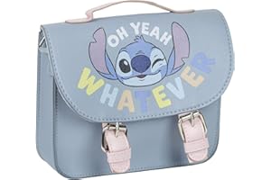 STITCH Bolso Azul 18.5 x 16.5 x 5.3 cm
