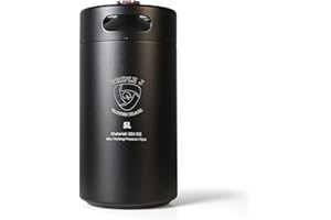 Triplej Doppelwandiger und isolierter Mini-Fass aus Edelstahl, 5 l