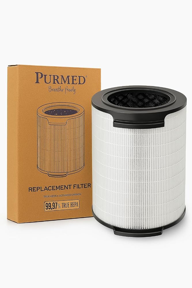 Purmed Philips AC1711 / AC1715 Uyumlu Hava Temizleyici Filtre – FY1700/30 Modeli ile Uyumlu HEPA + Aktif Karbon Katmanlı Yedek Filtre