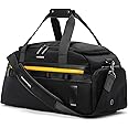 Mokobara The Bootcamp Duffle | 28L Nylon Gym & Travel Bag with Detachable Sling | Perfect for Weekend Trips, Overnight Stays, & Sports | Lightweight, Durable Duffle for Men & Women (Black)