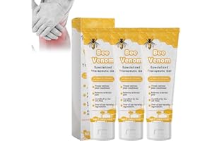 TETGSET Aeehfeng Bienengift Gelenktherapie Schmerzlinderungsgel, Aeehfeng Bienengift Gelb, Bee Venom Joint Therapy Schmerzlinderungsgel, Aeehfeng New Zealand Bee Venom Joint Relief Gel (3Stück)