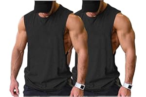 COOFANDY Tank Top Herren Gym Bodybuilding Shirts Ärmellose Muskelshirts Männer