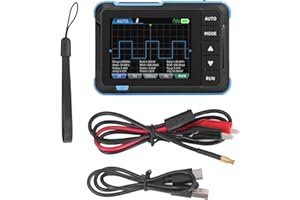 FOCKETY Oscyloskop Ręczny, 2-kanałowy Przenośny Multimetr z Oscyloskopem Cyfrowym, Profesjonalny Oscyloskop Samochodowy z Pasmem 1 MHz, częstotliwością Próbkowania 5,0 MS/s