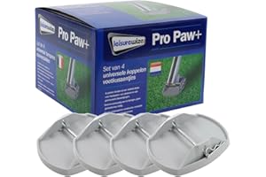 STREETWIZE-LEISUREWIZE Streetwize LWACC497 Pro-Paw+ Foot Pads Set 4 Pieces Attachable Permanent