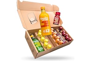 ‎KLOSTER KITCHEN Kloster Kitchen Bio Ingwer Shot Probierset L I 3x 360 ml + 21x 30 ml mit echten Ingwerstückchen I Geschenkset Ingwershot vegan I süß-scharf & mit natürlicher Süße (inkl. 0,75€ EINWEG Pfand)