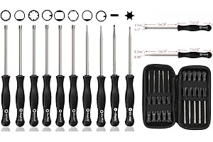 Hippotech 10pcs Carburetor Adjustment Tool Kit with Carrying Case for 2-Cycle Small Engine Walbro Zama Weed Eater Ryobi Stihl ATV Echo Troy Bilt Weed Wacker Poulan Chainsaw Rochester Craftsman