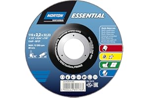 NORTON ABRASIVES - ST. GOBAIN Grinding disc Angle Grinder Norton Essential-MULTIPURPOSE-115x2.2x22.2