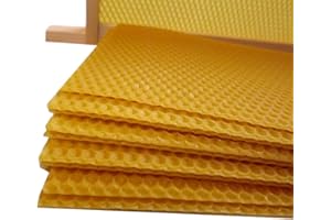 Beekeeping Supplies UK Ltd - 30 x Unwired Super Foundation - 30 Sheets - for British National Supers - 100% Beeswax