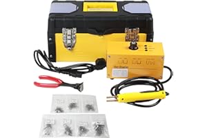 BELEY - Kit de Soldadura de plástico para reparación de Parachoques de Coche, Grapadora en Caliente de plástico de 220 V con 700 Grapas