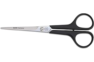 MARS COAT KING Mars Professional Stainless Steel Hair Grooming Scissors Shears, Nylon Handles, 6" Length