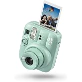 instax Dahili Otomatik flaş, dahili selfie aynası, yakın &ccedil;ekim modu ve otomatik zamanlayıcı, Lag&uuml;n Yeşili ile mini 13 anlık k