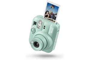instax mini 13 instantkamera med inbyggd automatisk blixt, inbyggd spegel för selfies, närbildsläge och självutlösare, Lagoon