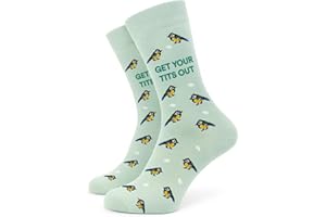 SC Products Bird Watching Funny Socks Rude Gifts for Women | Cotton Size 4-7 Naughty Novelty Socks Joke Presents for Her | Funny Secret Santa Gifts For Women Inappropriate Gift for Her for Christmas