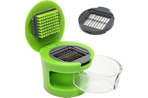 ANNERATTERYER Home Küche Knoblauchpresse Mini Tragbarer Knoblauch Chopper Crusher Aus Edelstahl In Lebensmittelqualität Leicht Zu Reinigen Knoblauch Schneiden Für Das Schneiden Von Gemüsefrucht Ingwer In Der Küche