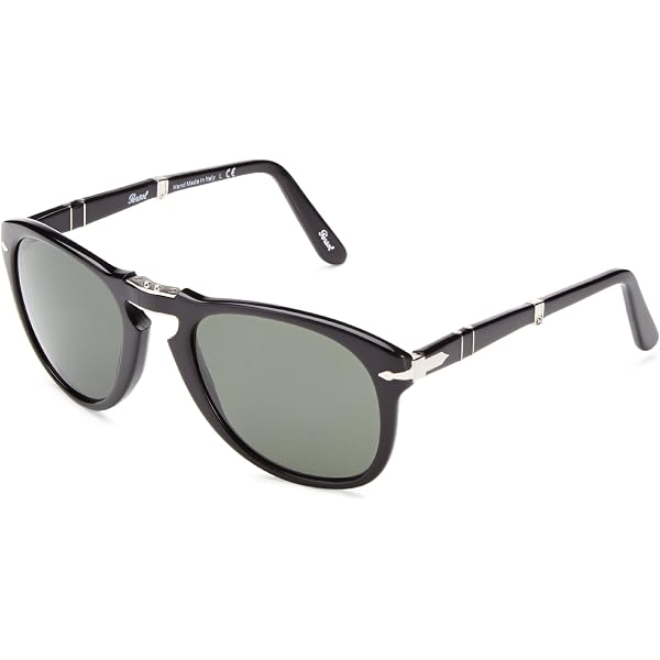 Lunettes De Soleil Persol PO649S 54 - Verres Cristal, Monture Acétate Havana, Faites En Italie