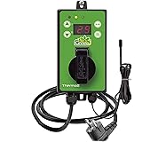 Bio Green Digital-Thermostat, grün, mit Sommer/Winter funktion IP X4 spritzwassergeschützt