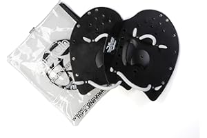 SWIMXWIN PALETTE PALMARI professionali forma ergonomica per allenamento nuoto piscina corredate da elastico