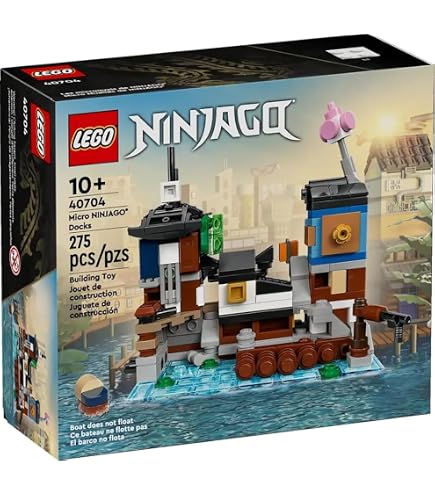 LEGO NINJAGO Micro City Gardens Building Set 40705, 376 Pieces
