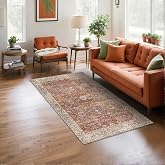 Depoba Onzy Kadife Kaymaz Pamuk Tabanlı Yıkanabilir Antibakteriyel Salon Halısı 160x230