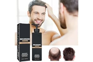 Boxmom Root Activator Shampoo for Men - Promotes Hair Growth & Strengthens Roots (Black1)