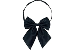 AUSUAYA Womens Bow Tie, Ladies Bowtie for Lady Uniform or Girls Anime Cosplay T-shirt Accessory & Halloween Goth Party GB-W-B1