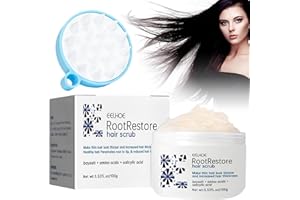 BEINUP Exfoliante para el cuero cabelludo contra la caspa, peeling capilar, cuidado del cabello, exfoliación profunda con cepillo de masaje para el cuero cabelludo.