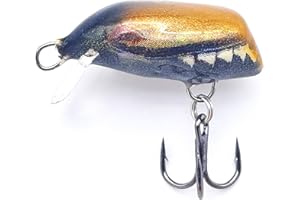 EVERBAY DORADO Wobbler Fishing Lure-Artificial Hard Crankbait-Fishing Tackle, Topwater Life-Like Swimbait for Chub, Asp, Perch for Spinning and Trolling in Freshwater, Floating - BEETLE 3cm NBT