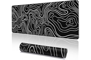 EFISH Tapis de Souris de Jeu Grand Bureau (800×300×3MM) Tapis Lavable Ordinateur Portable, Base Caoutchouc Antidérapante.