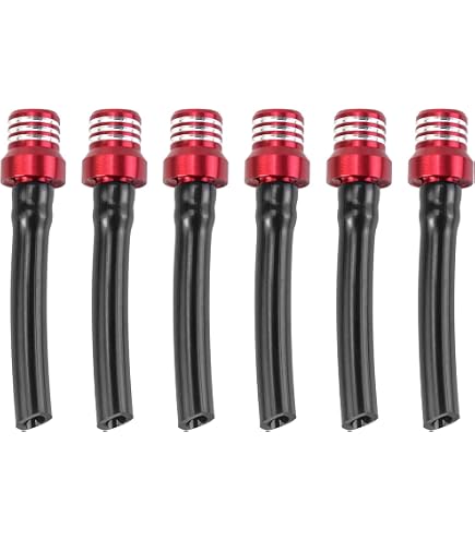 Valve Anti-Retour SCAR Rouge Pour Bouchon Réservoir - Compatible GAS GAS EC 125/250/300/450 - Aluminium Usiné