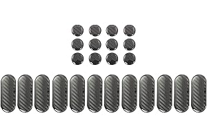 BIKE IT BIKEIT TANK PAD SPOTS & STRIPES (10+10) CARBON EFFECT:TANK PADS