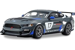 TAMIYA 24354 300024354 Ford 1:24 Mustang GT4, riproduzione fedele del modellismo, kit di costruzione in plastica, fai da te, hobby, incollaggio, modellismo, assemblaggio, non verniciato, nero